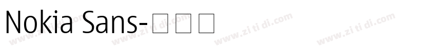 Nokia Sans字体转换